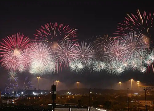 犍为县焰火晚会