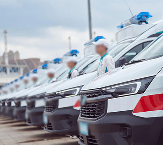 犍为县服务车队展示